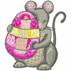 Mice Embroidery Design 9